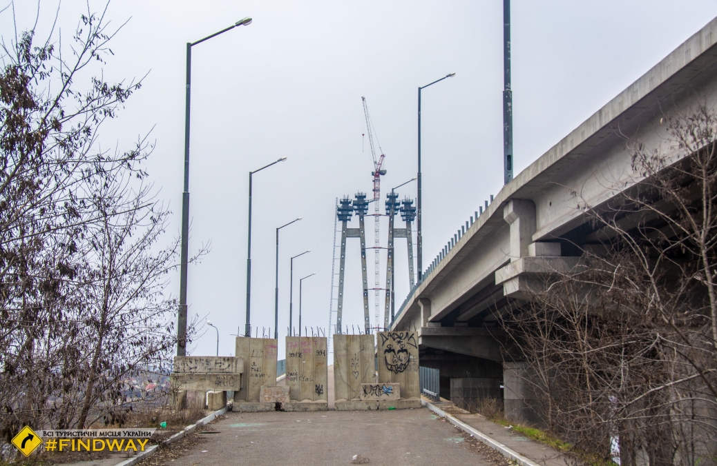 Недостроенный новый мост, Запорожье