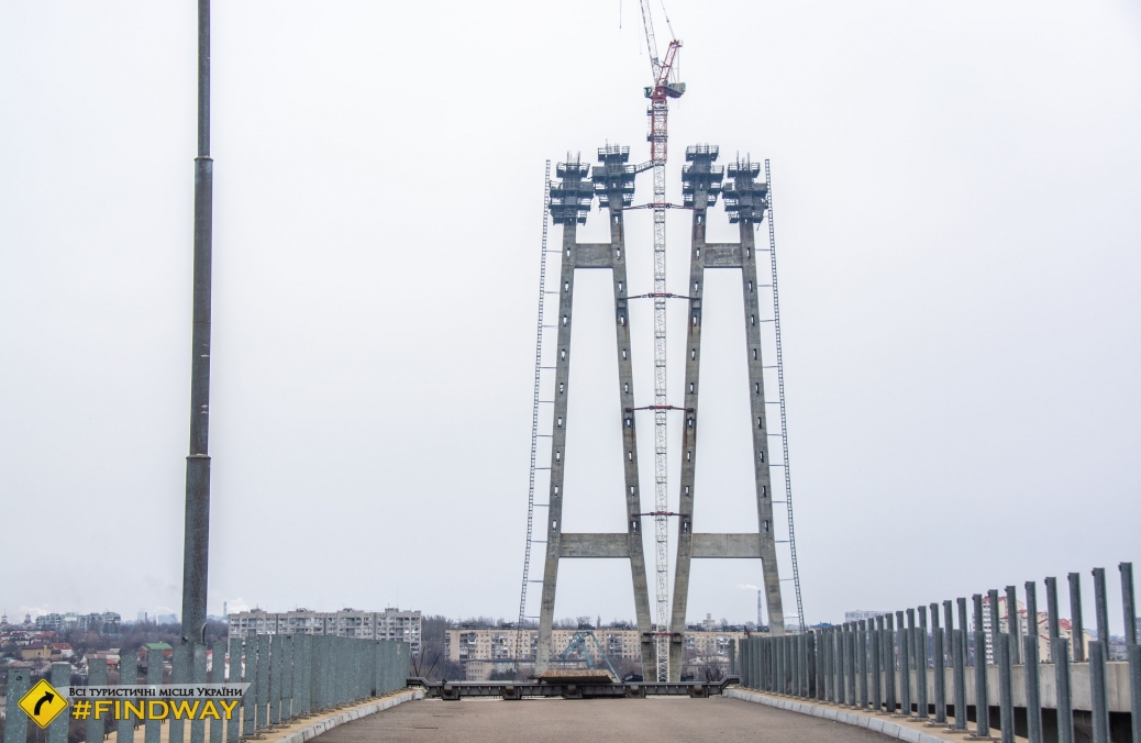 Недостроенный новый мост, Запорожье