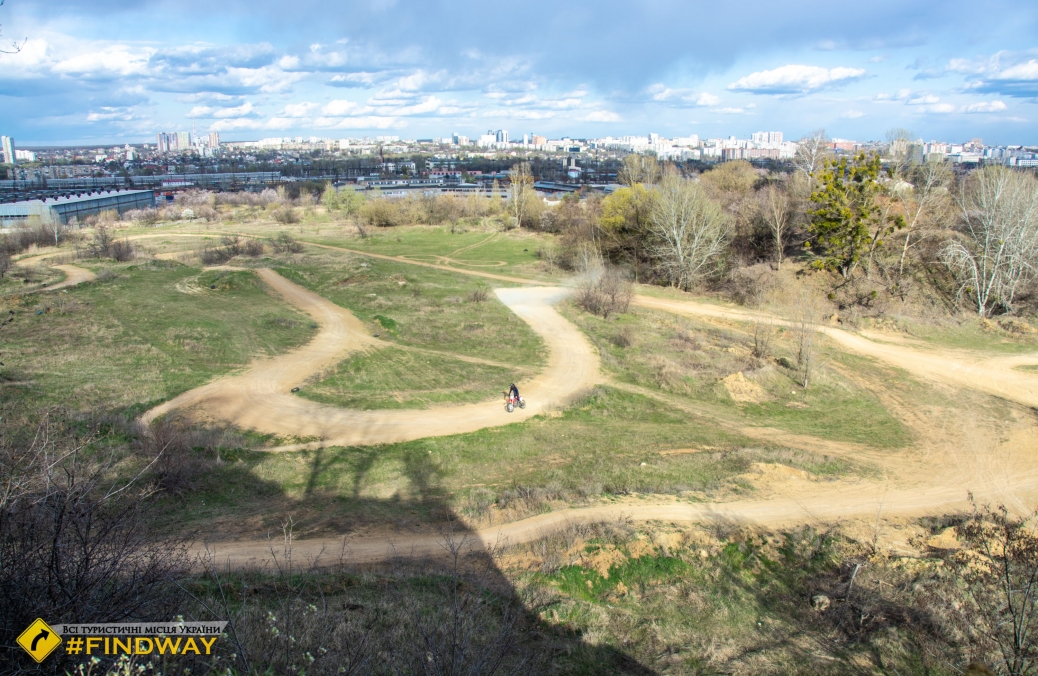 The observation point and motocross track, Kharkiv