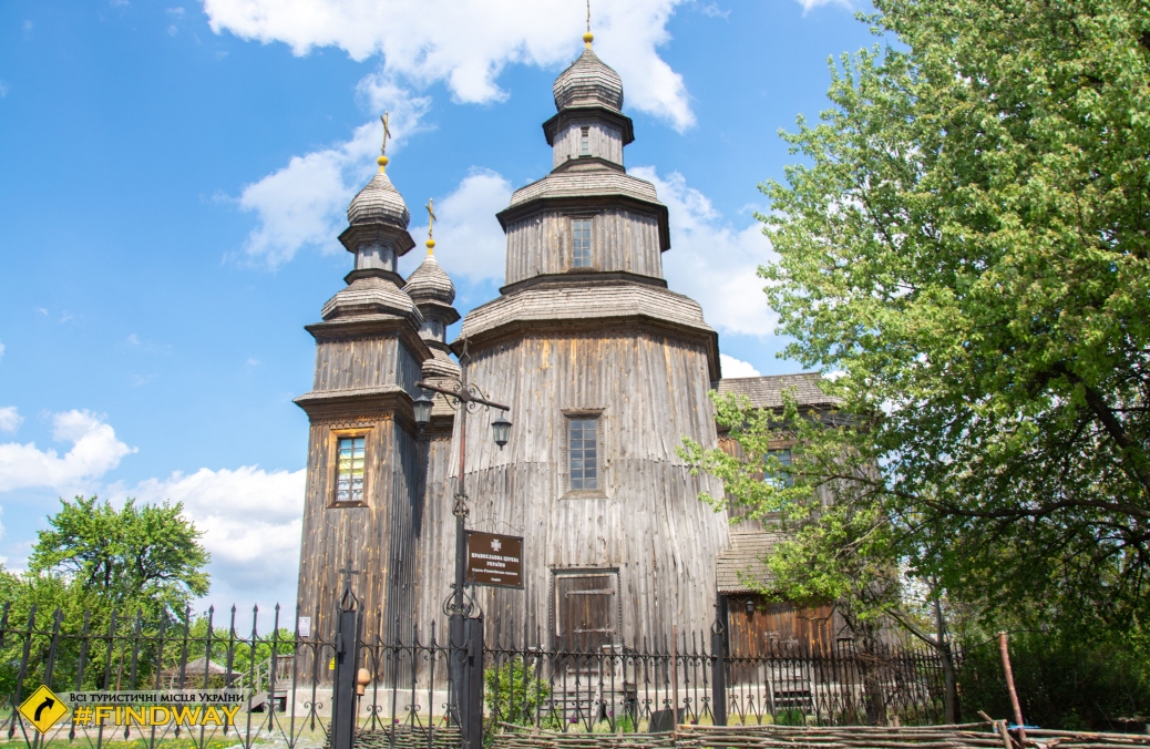 Георгиевская церковь где снимали фильм «Вий» (1747р), Седнев