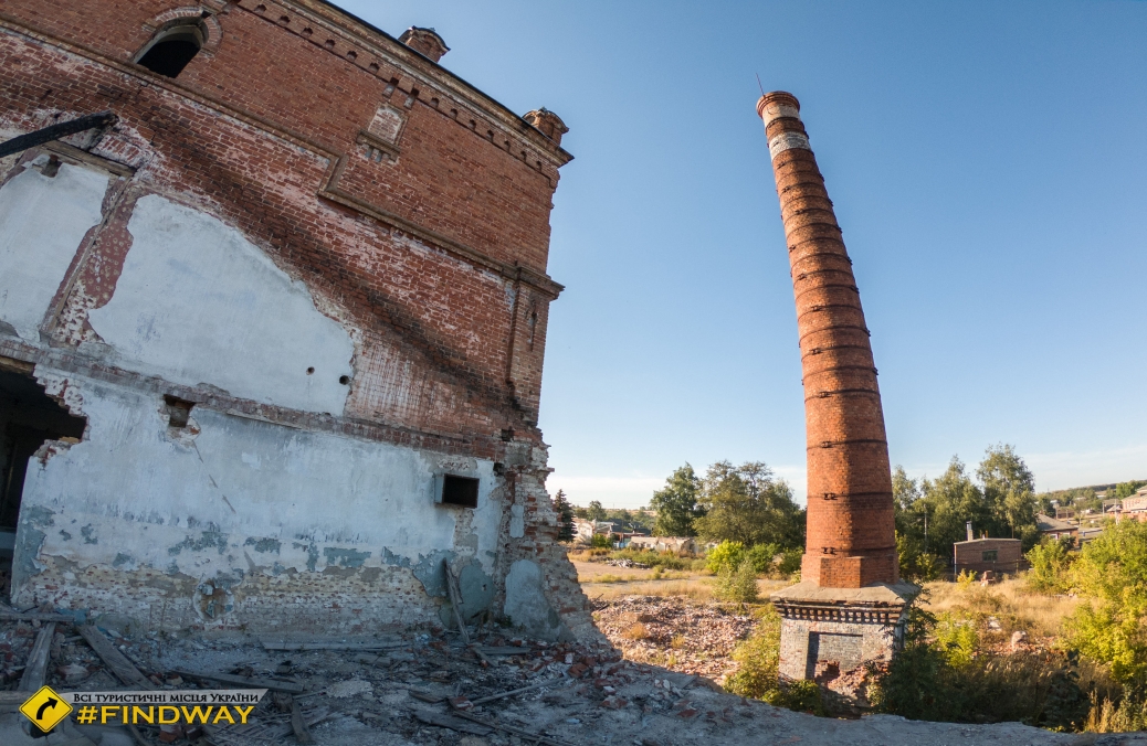 The ruins of factory, Vovchansk