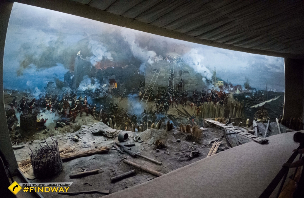 Diorama «Attack of the fortress», Ismail
