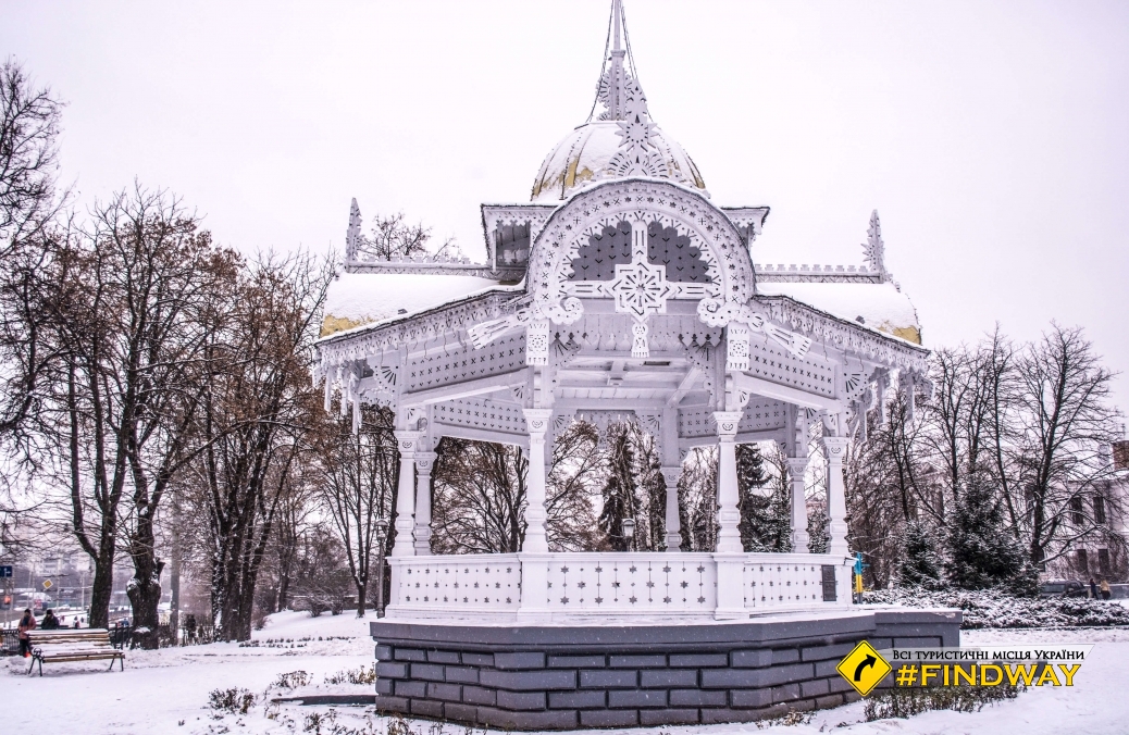 Altanka (Symbol of city), Kharitonenko Park, Sumy