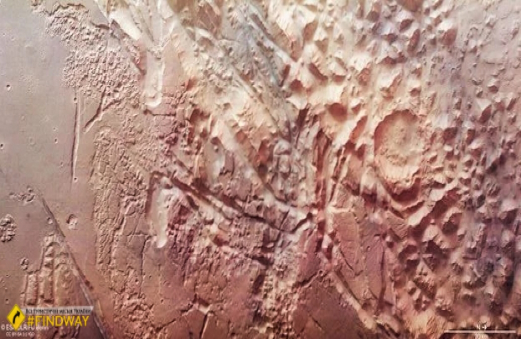Хаос Авроры, Марс