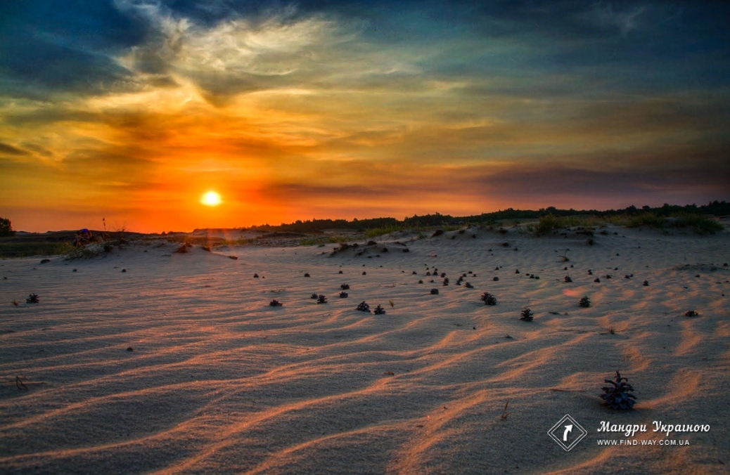 Kitsevka desert «Hilly sands»