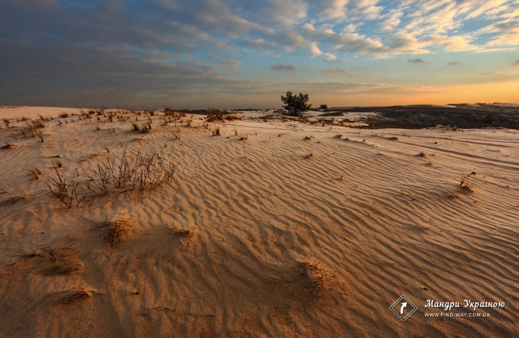 Kitsevka desert «Hilly sands»