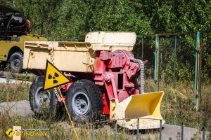 Exposition of equipment of liquidators, Chernobyl