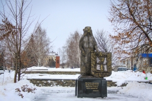 Monument of marmot (woodchuck), Kup'yansk