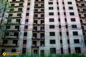 Abandoned high-rise building, Slovyansk