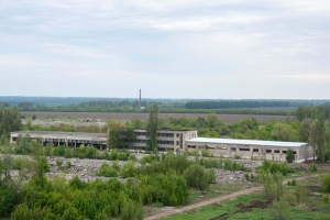The ruins of Pervomaisky Chemical Plant