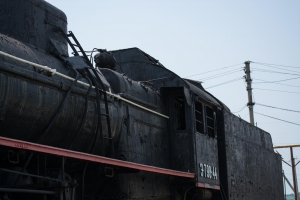 Steam locomotive monument Mavag Svatove