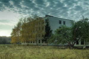 Abandoned rocket base at Zhukovsky
