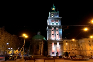 Успенская церковь (башня Корнякта), Львов