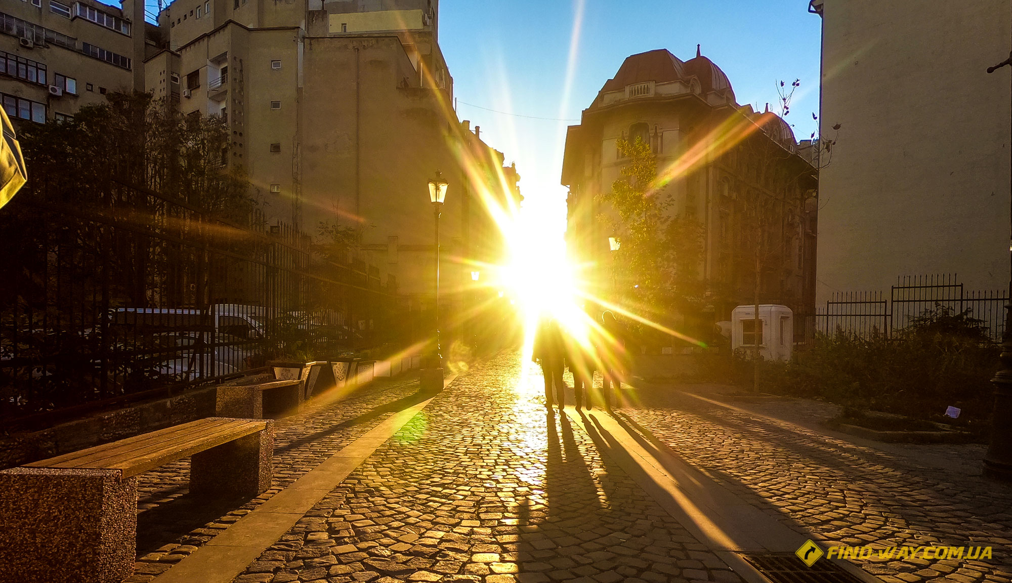 путешествия закат солнце блики в камеру фото улица